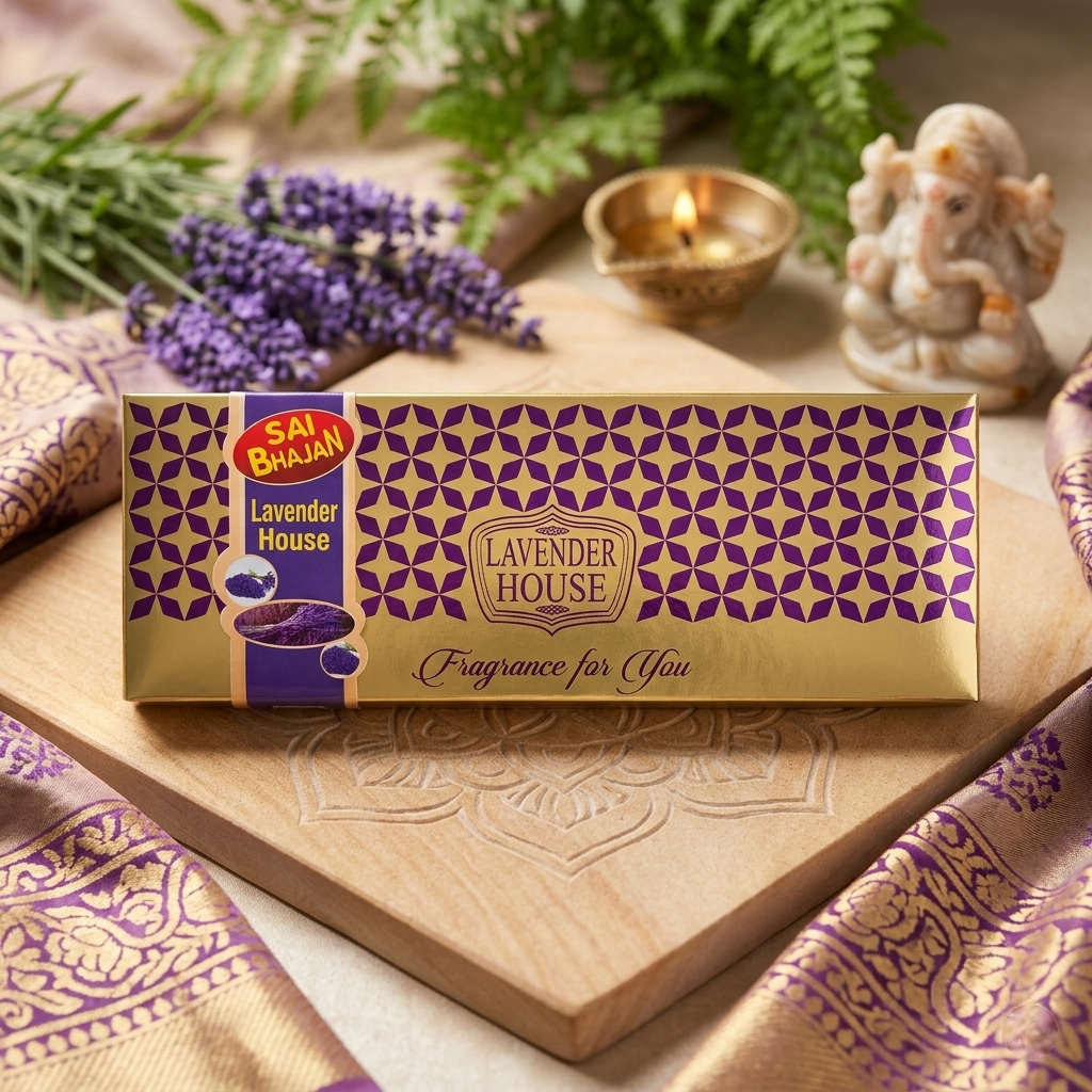 Lavender House - Incense sticks by Sai Bhajan
