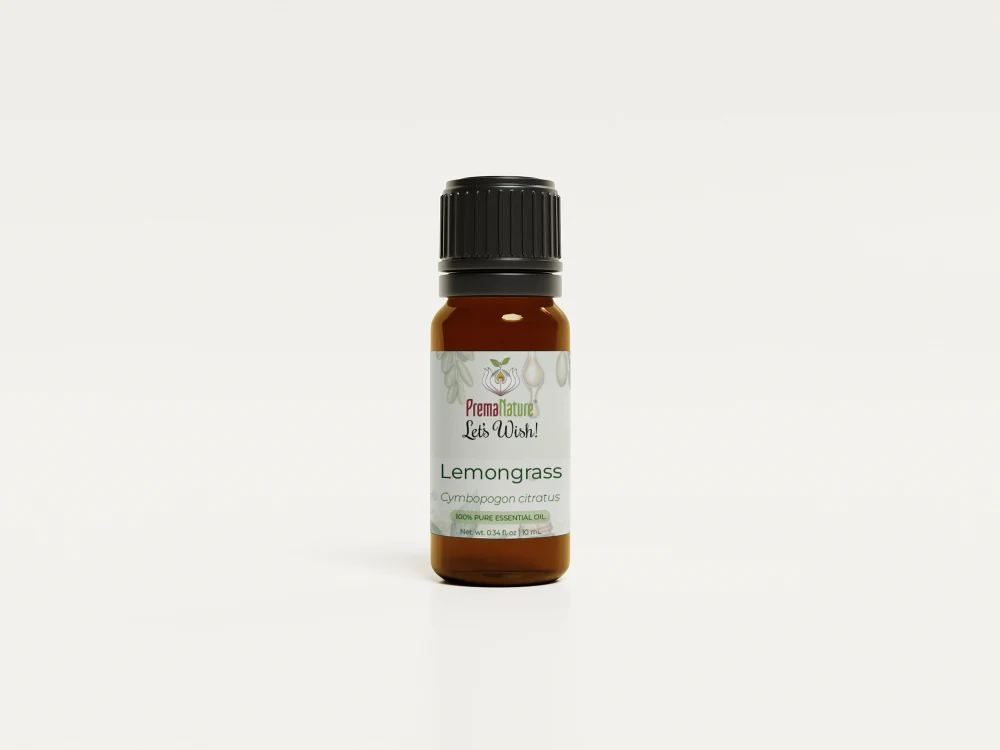 Lemon Grass Certified essential oil by PremaNature