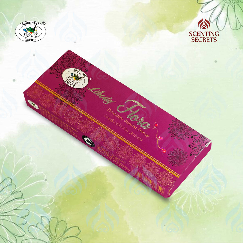 Flora - Premium Jumbo dhoop sticks from Liberty