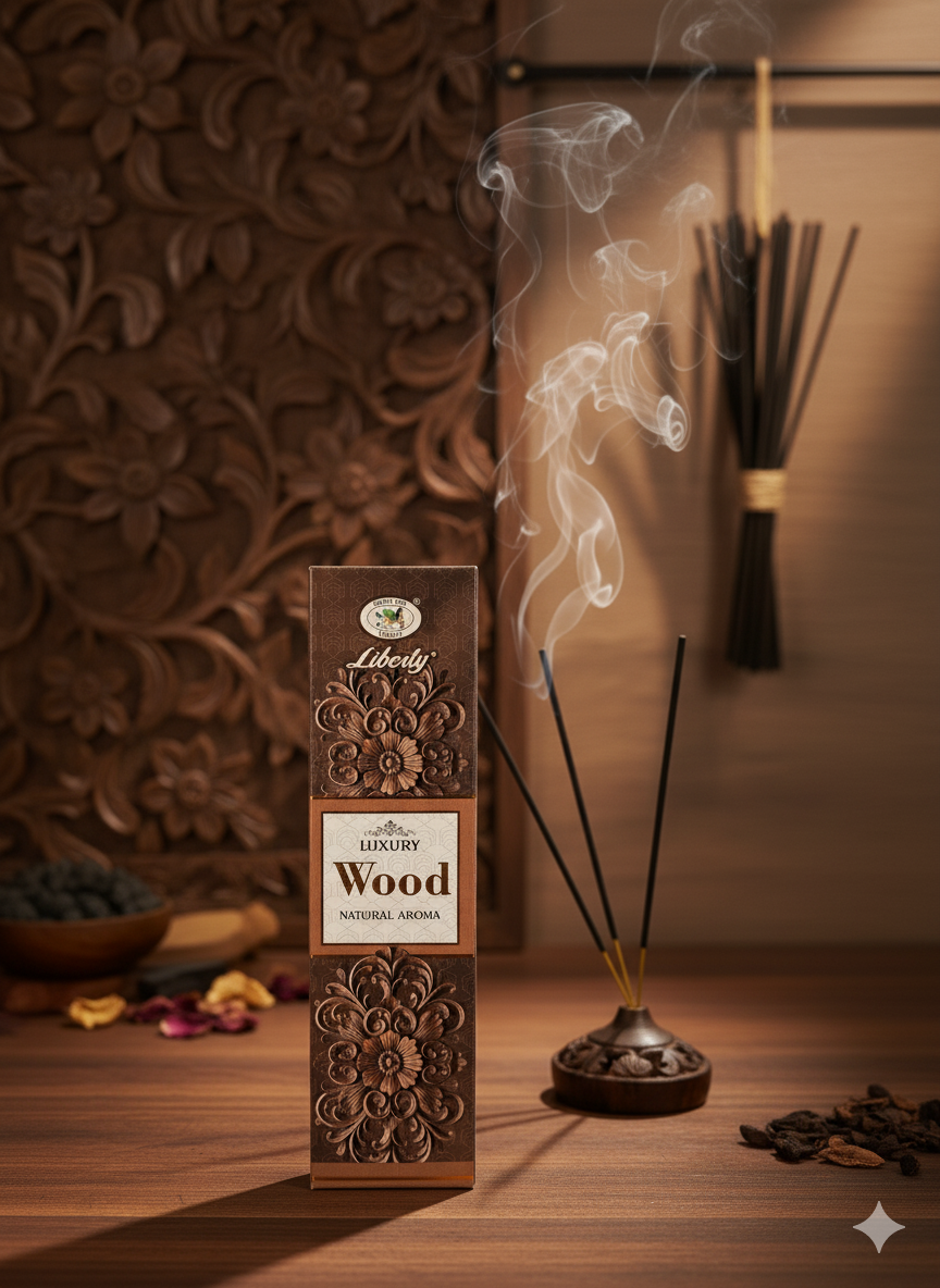 Luxury Wood - Incense Sticks by Liberty