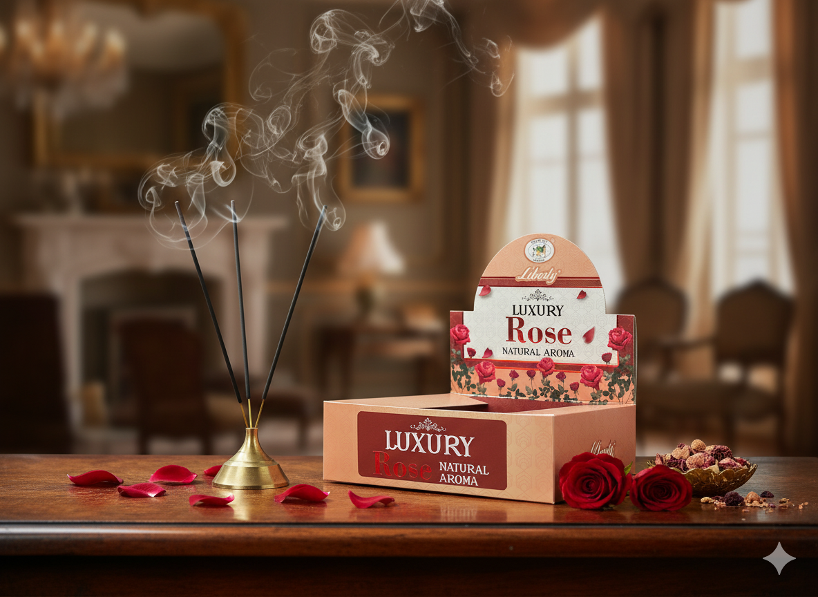Luxury Rose - Incense Sticks by Liberty