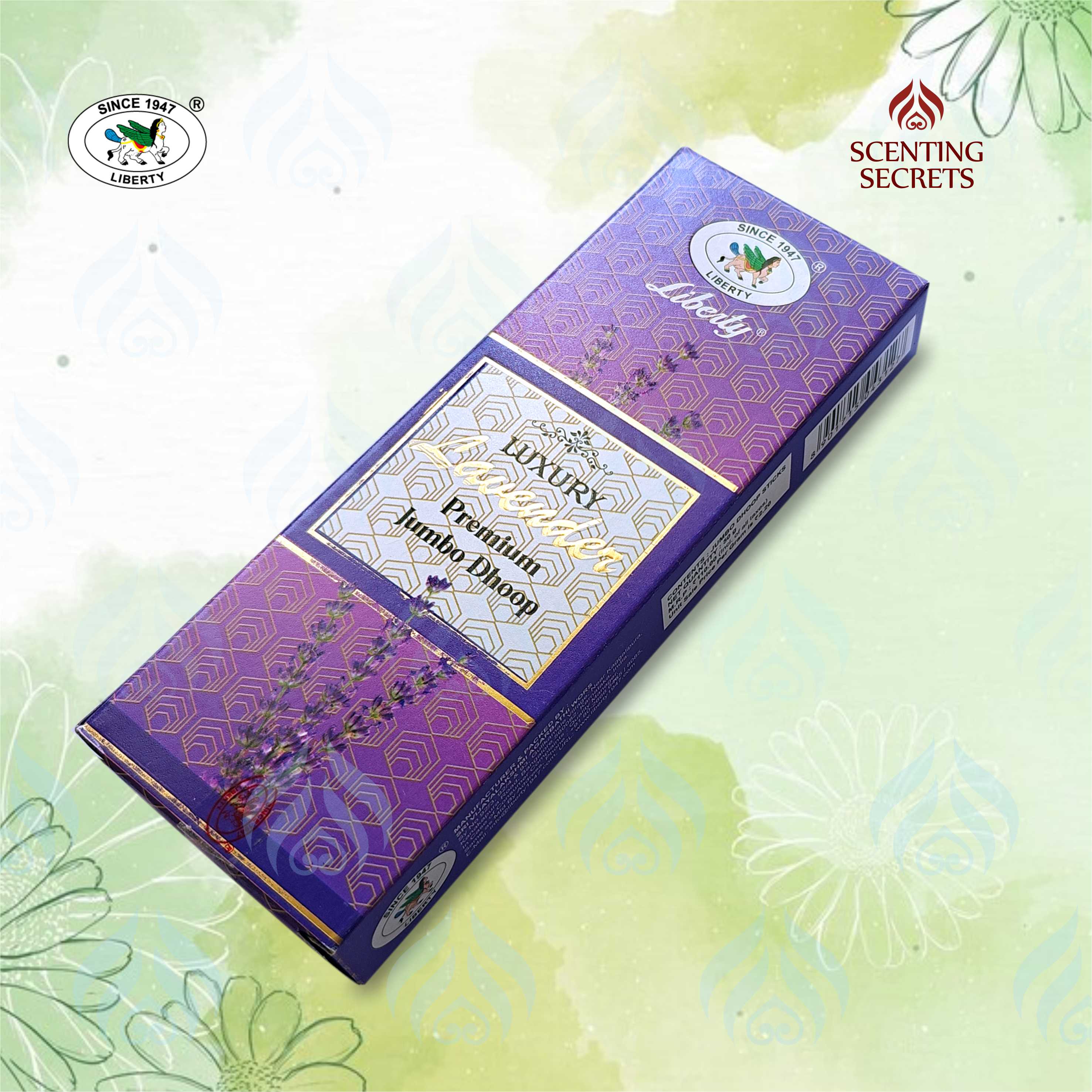 Luxury Lavender - Premium Jumbo dhoop sticks from Liberty