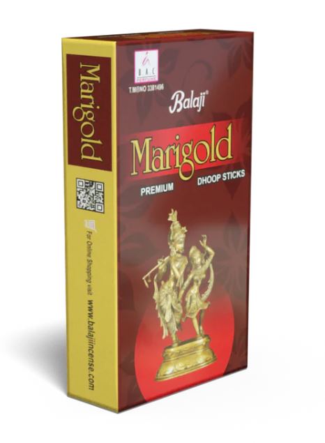 Marigold - Premium wet dhoop by Balaji Agarbatti