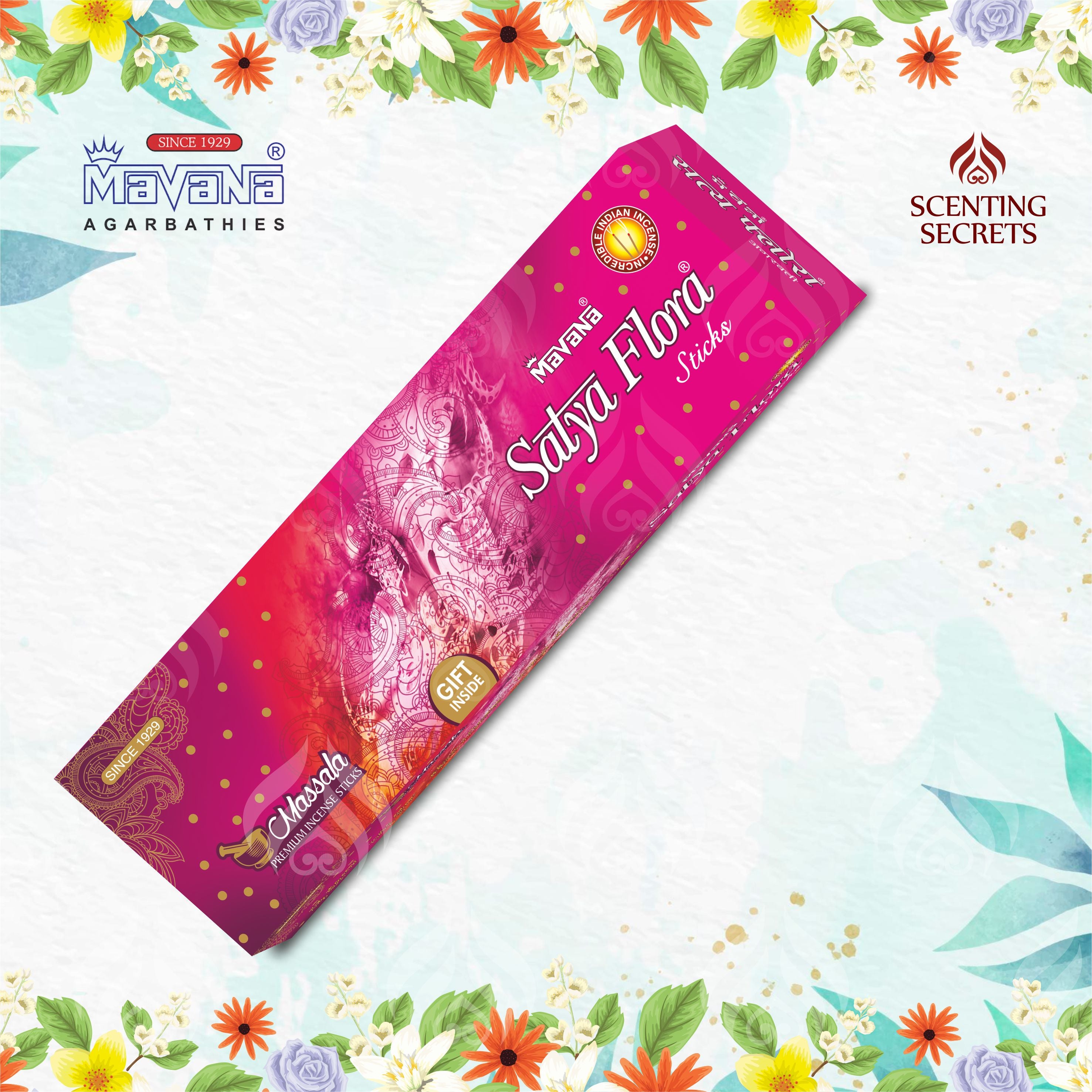 Mavana Satya Flora Premium Incense sticks