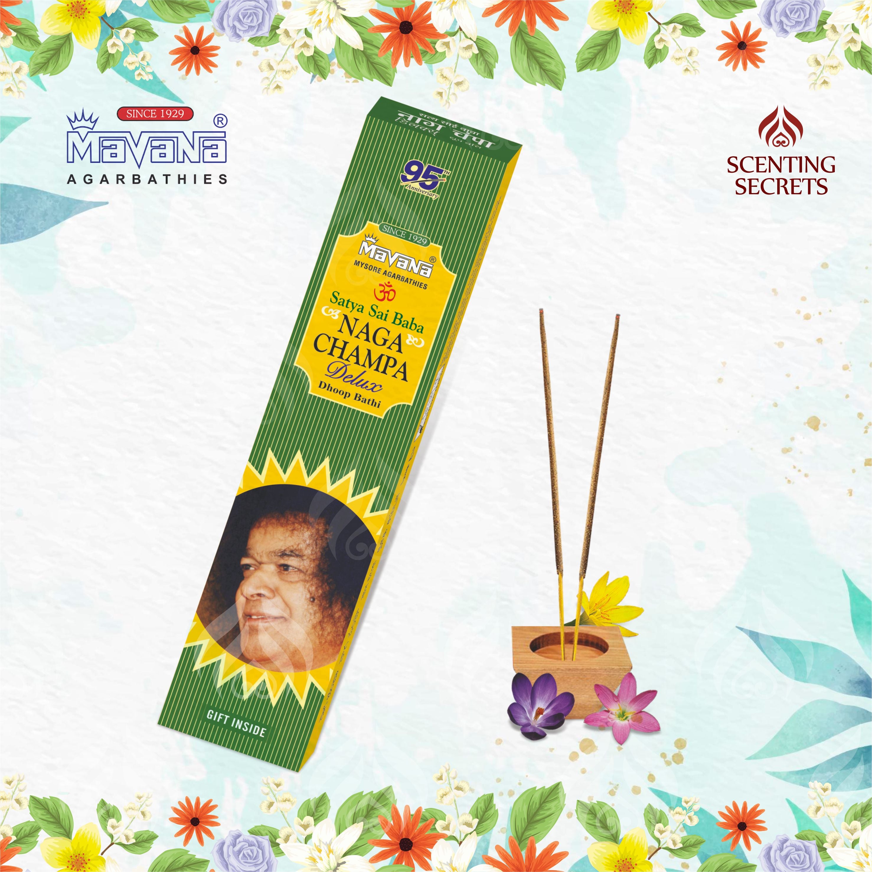 Nag Champa Premium Incense sticks from Mavana Agarbatti