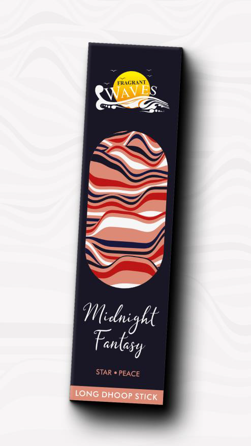 Midnight fantasy premium long dhoop sticks by Raj Fragrance