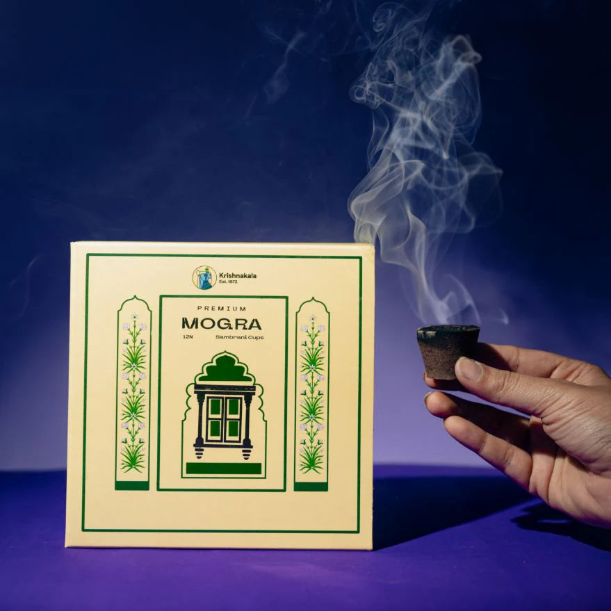 Premium Mogra Luxury Sambrani Cups by KrishnaKala wellness