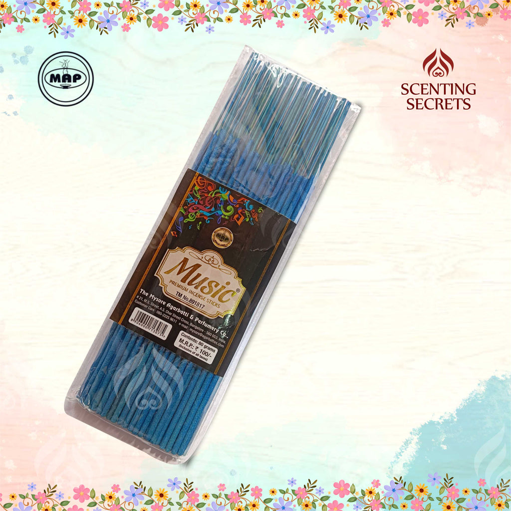 Music Premium incense sticks by The Mysore Agarbatti & Perfumery Co