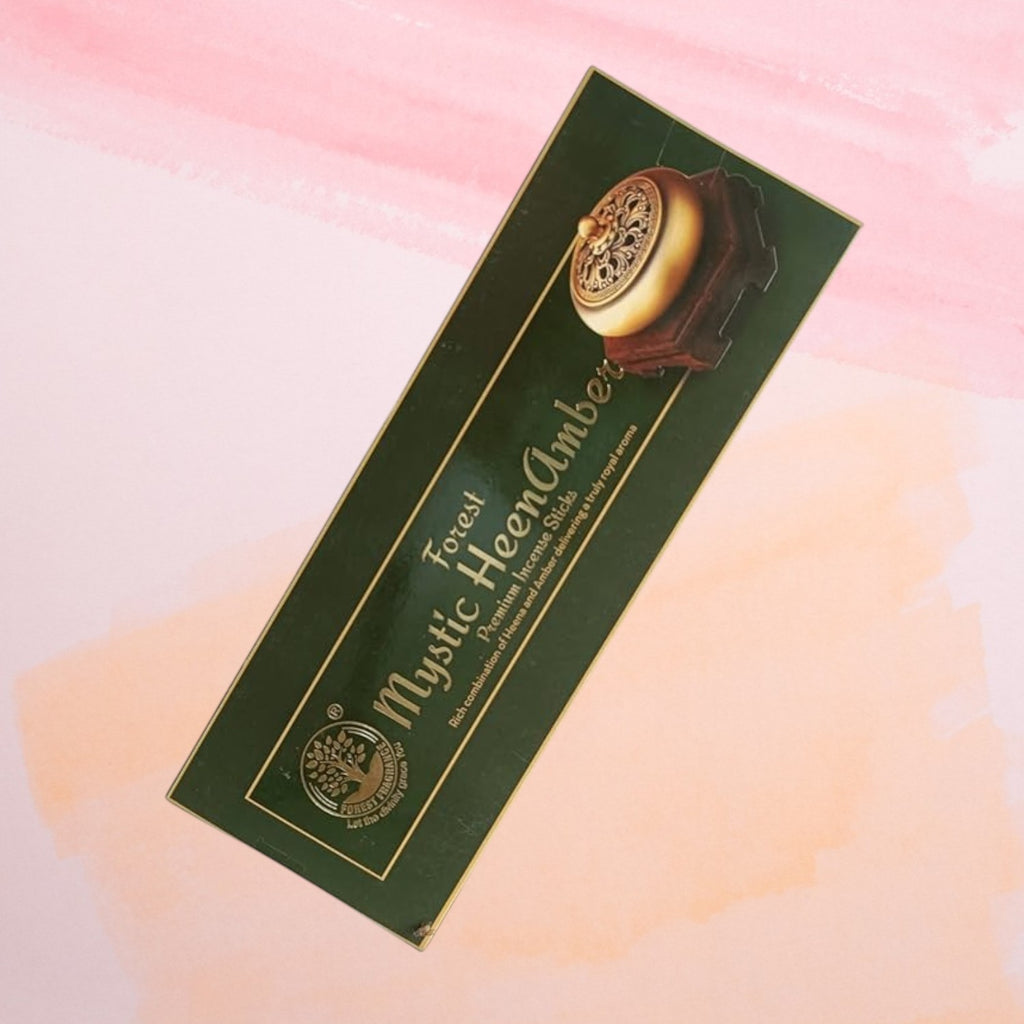 Forest Mystic Heenamber Premium Incense Sticks by Forest Fragrance