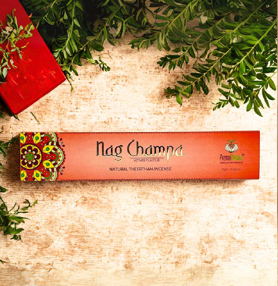 Nag Champa Vetiver | Nag Champa Collection | Incense sticks by PremaNature