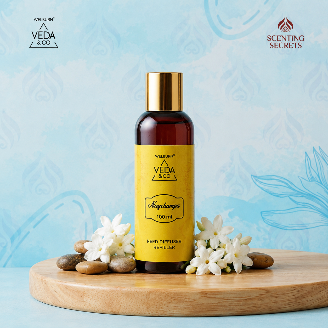 Nag Champa Reed diffuser by Veda & Co