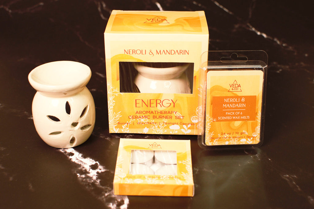 Energy - Aromatherapy ceramic burner set from Veda & Co