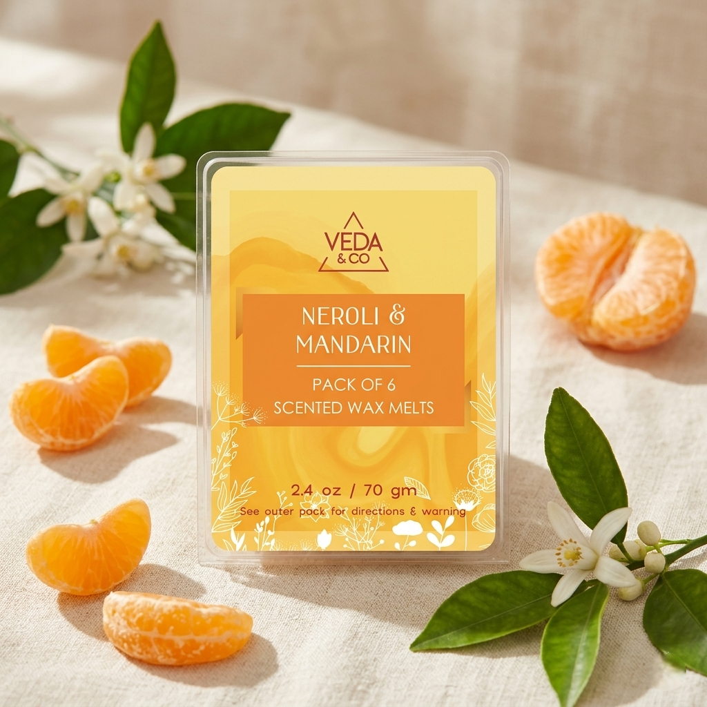 Neroli & Mandarin - Wax melts set by Veda & Co