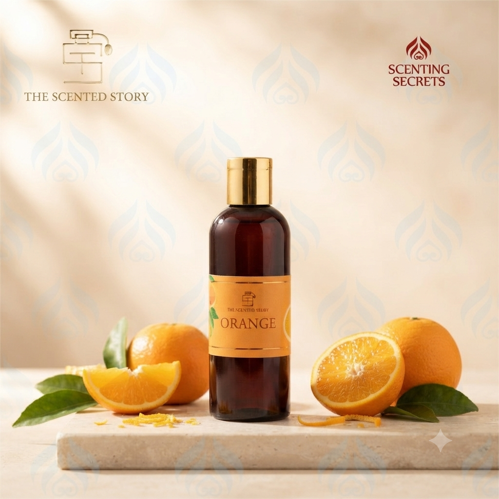 Orange Reed diffuser by The Scented story
