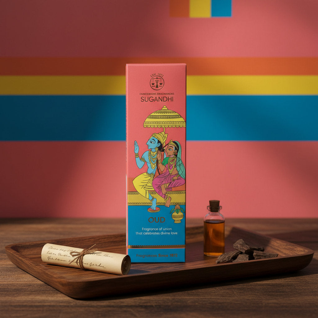 Oud Bambooless Incense sticks by Damodardas Bhagwandas Sugandhi
