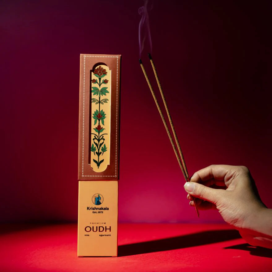 Premium Oudh Luxury Incense sticks by KrishnaKala Wellness