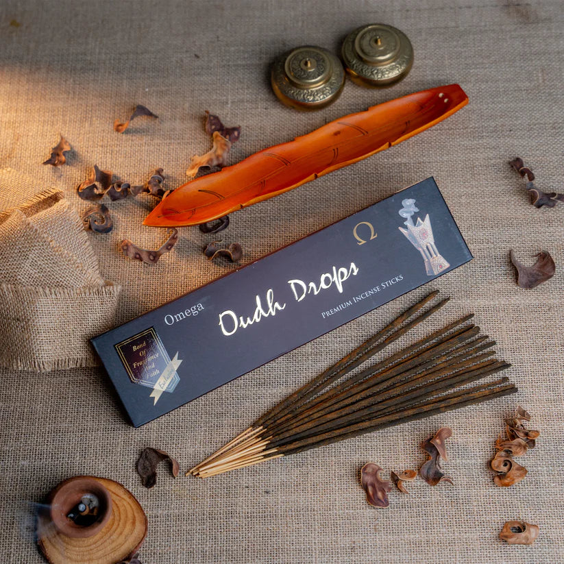 Oudh Drops Luxury incense sticks by Omega Incense