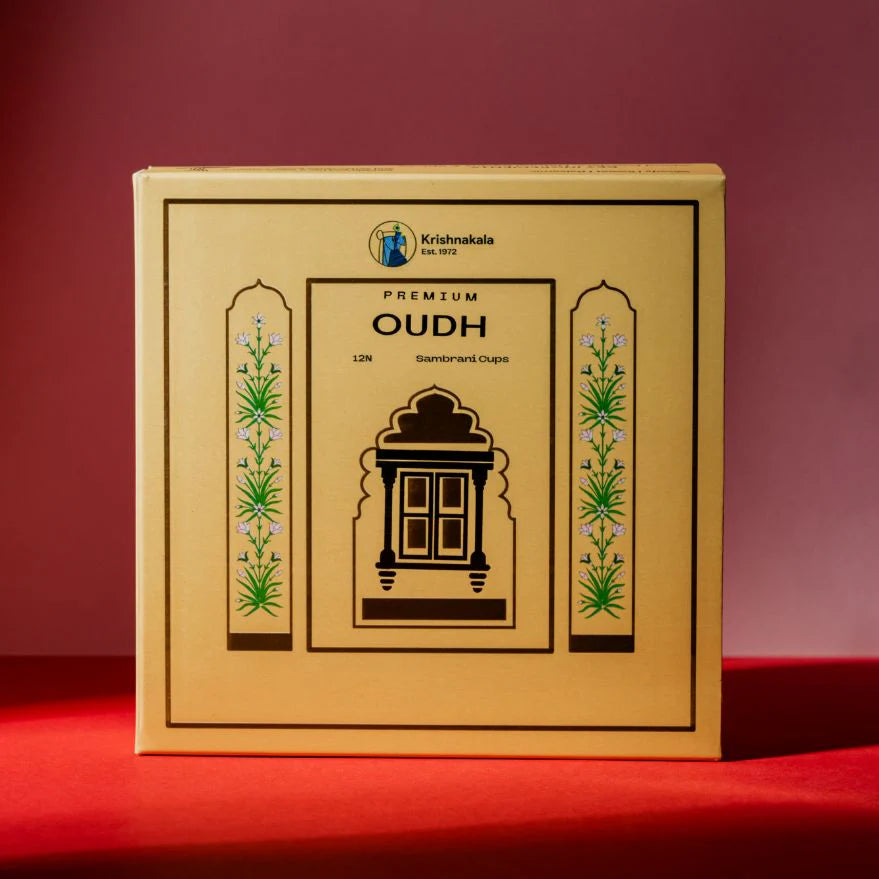 Premium Oudh Luxury Sambrani Cups by KrishnaKala Wellness