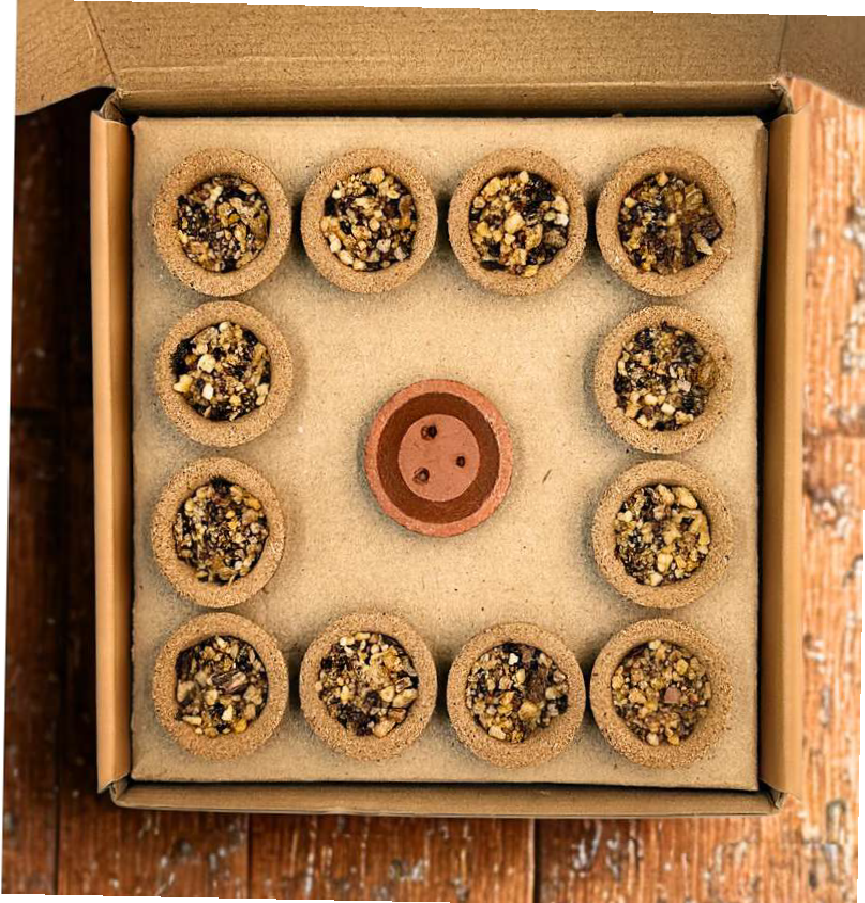 Sacred Panchagavya Sambrani Cups from PremaNature