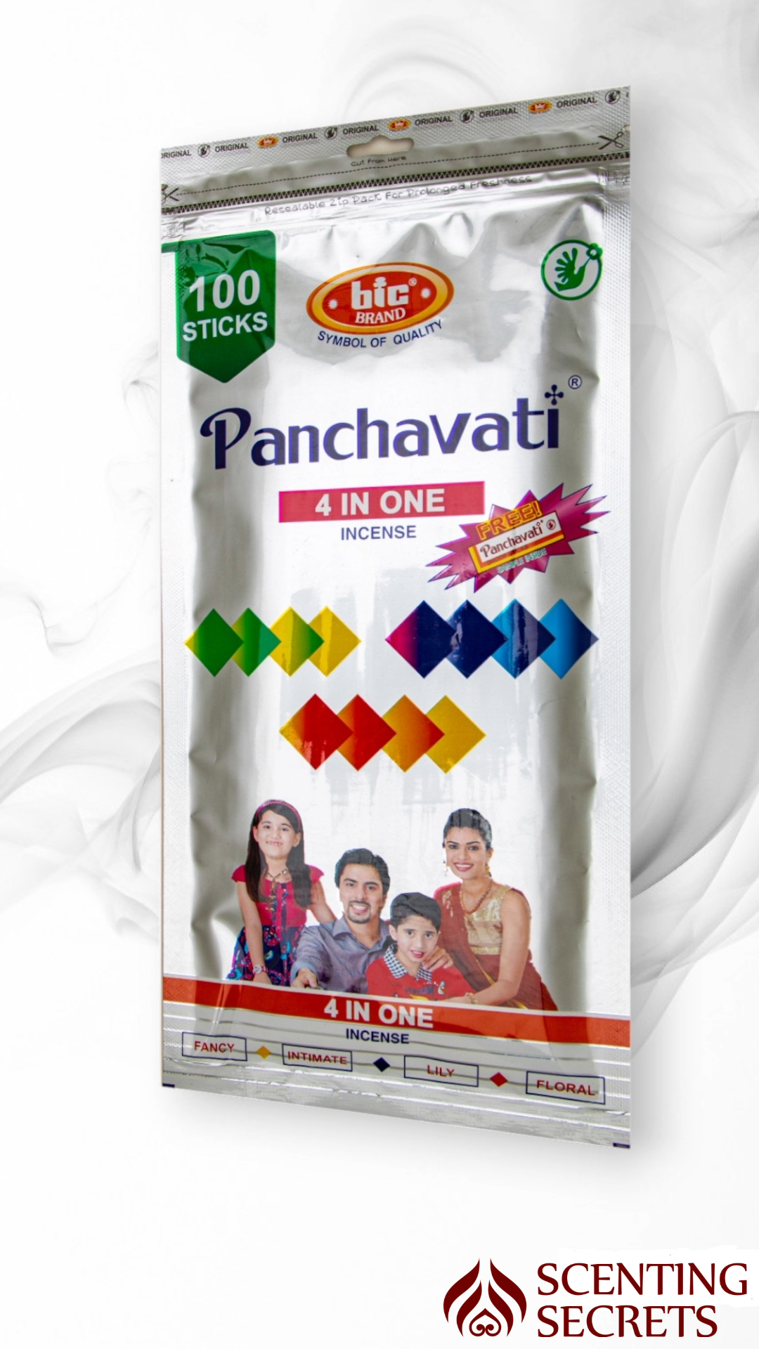 Panchavati 4 in 1 Incense sticks by BIC Panchavati