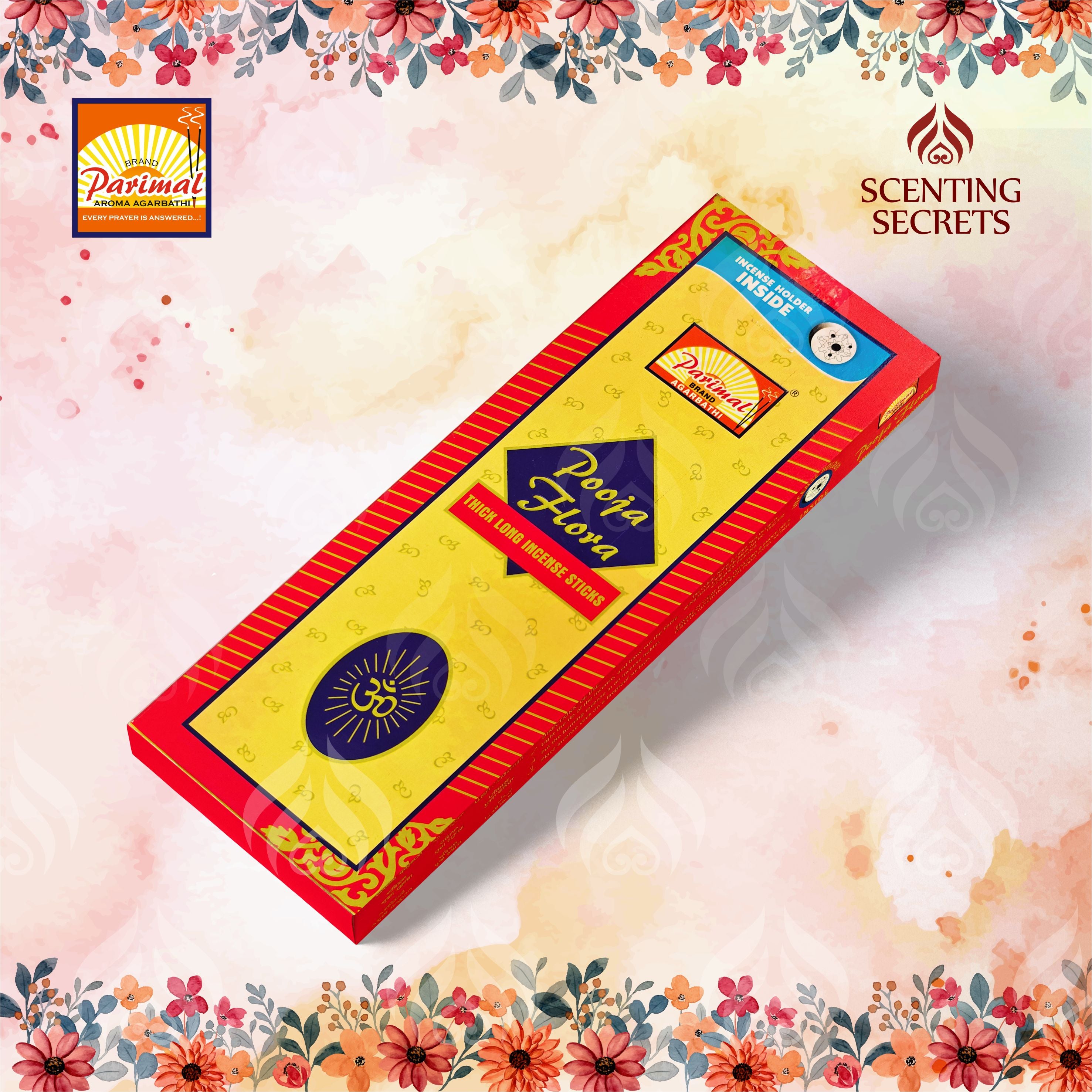 Pooja flora : पूजा फ्लोरा - Incense sticks by Parimal Mandir