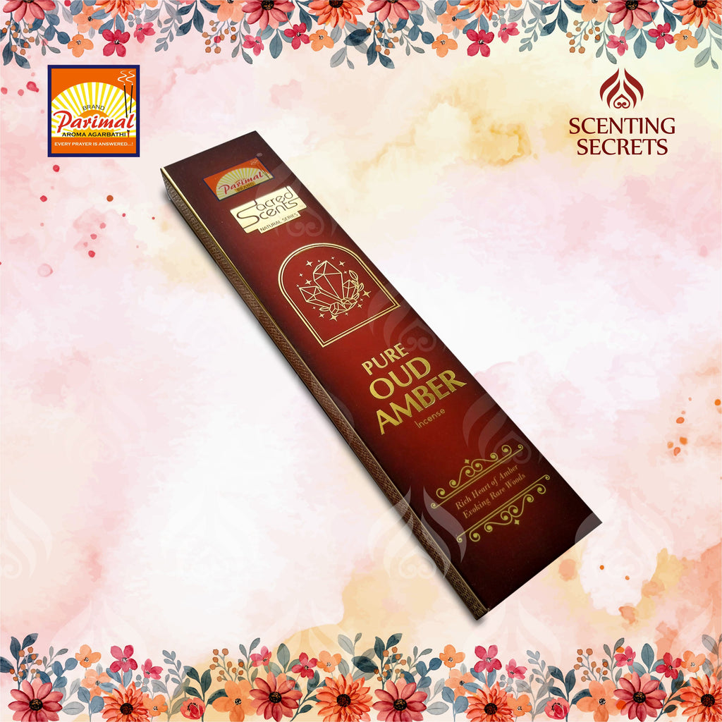 Pure Oud Amber : शुद्ध ऊद अम्बर - Incense sticks by Parimal Mandir