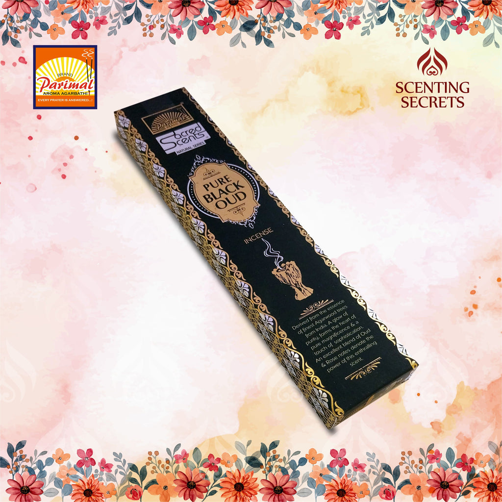 Pure Black Oud : शुद्ध ब्लैक ऊद - Incense sticks by Parimal Mandir