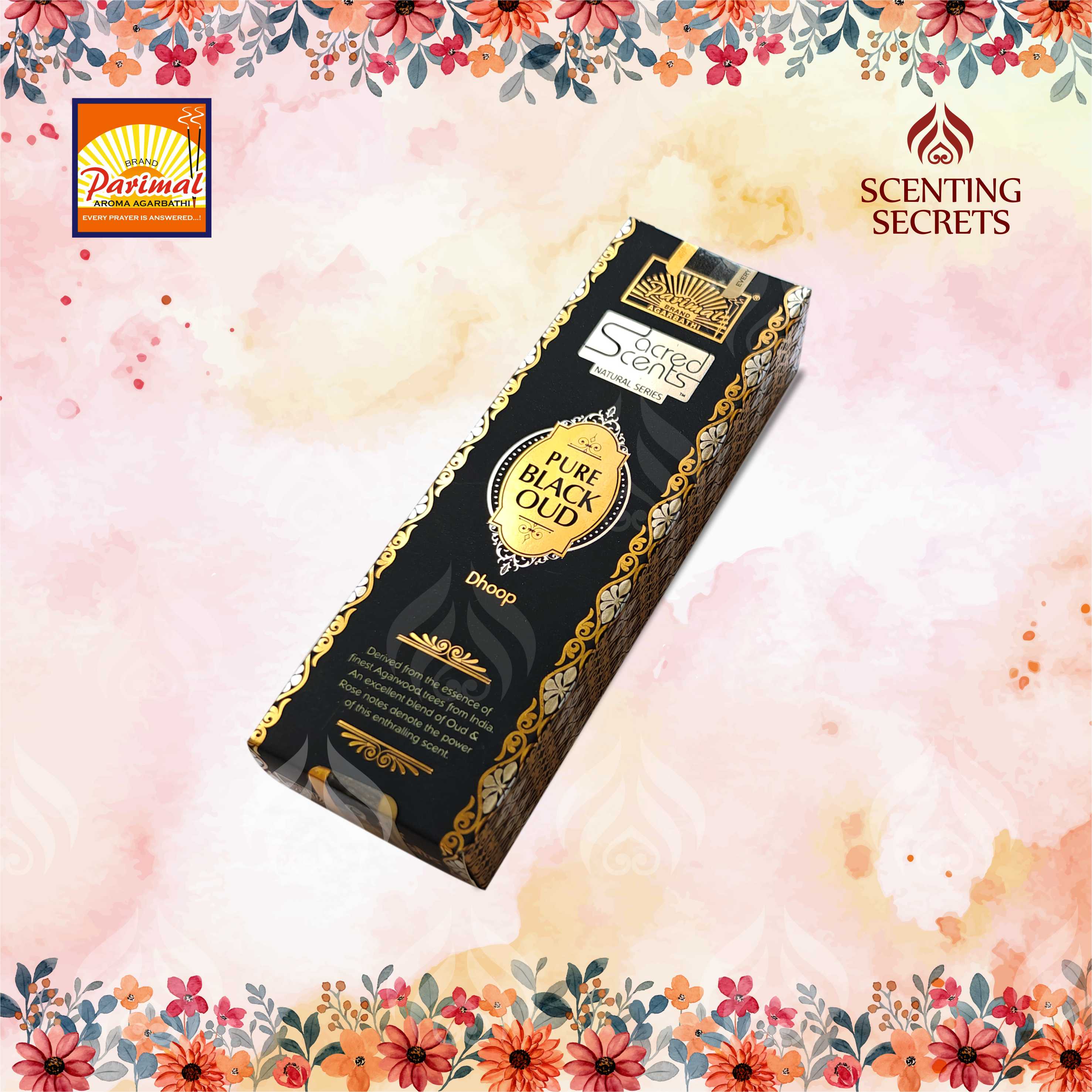 Parimal mandir | Pure Black Oud : शुद्ध ब्लैक औध | Dhoop Sticks : धूप बत्ती