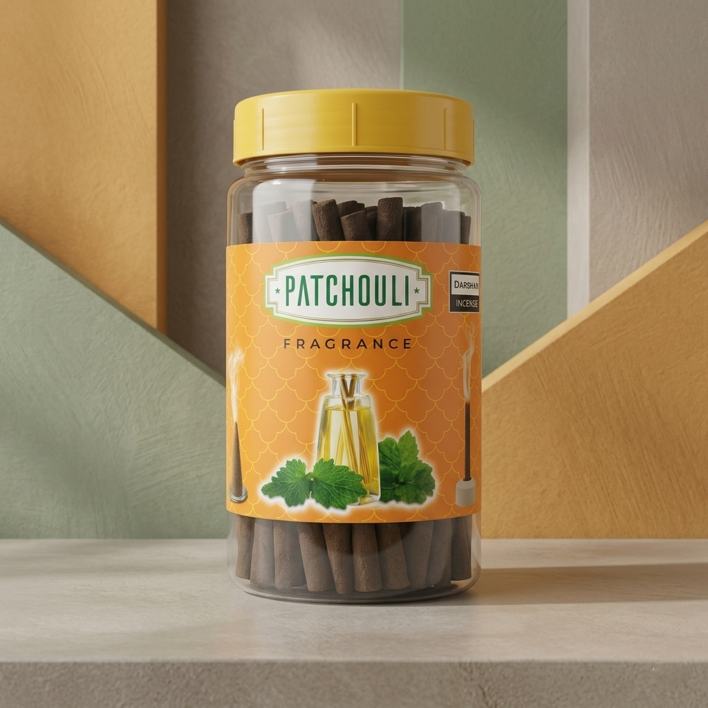 Patchouli life Jumbo dhoop by Darshan Incense