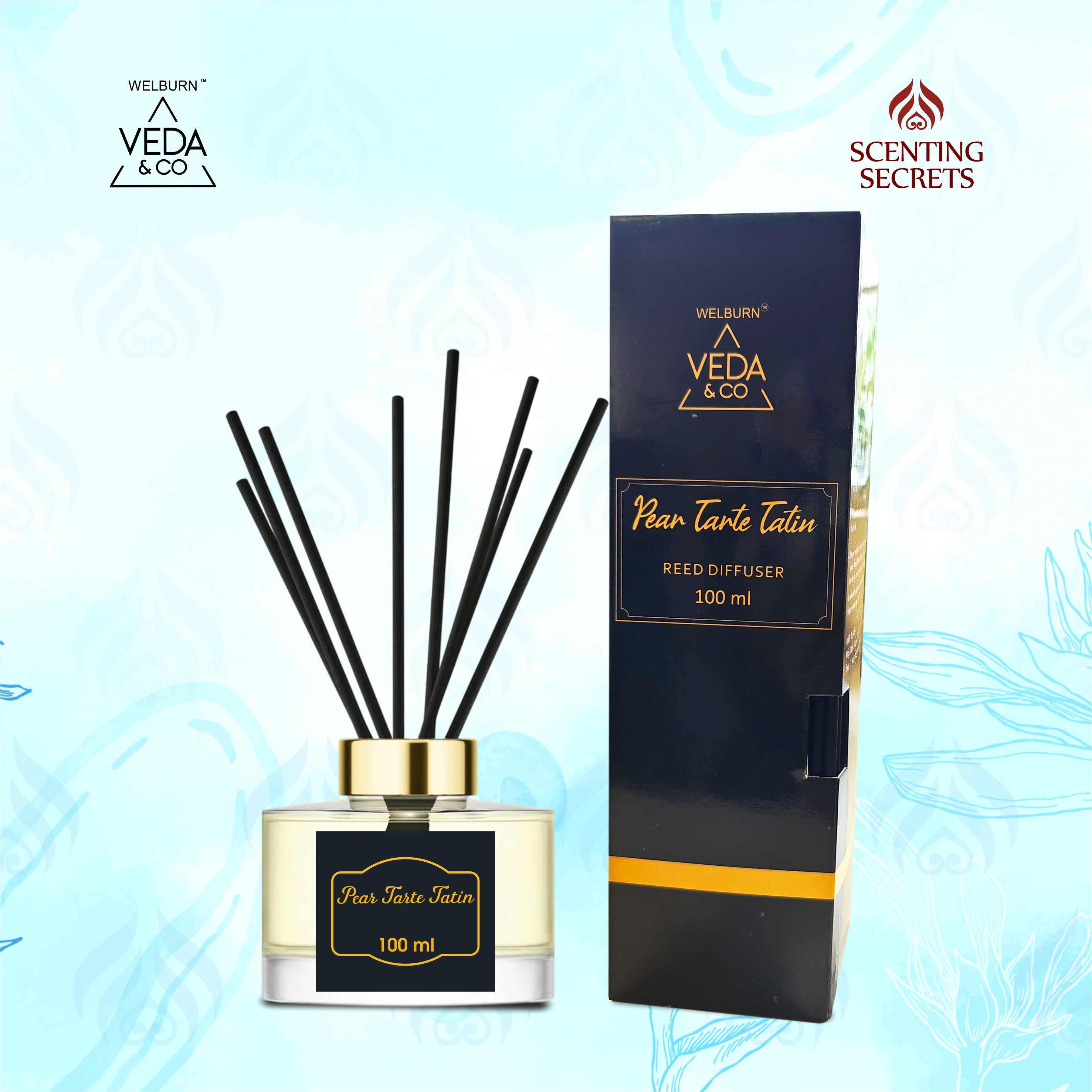 Pear Tarte Tatin Reed diffuser by Veda & Co