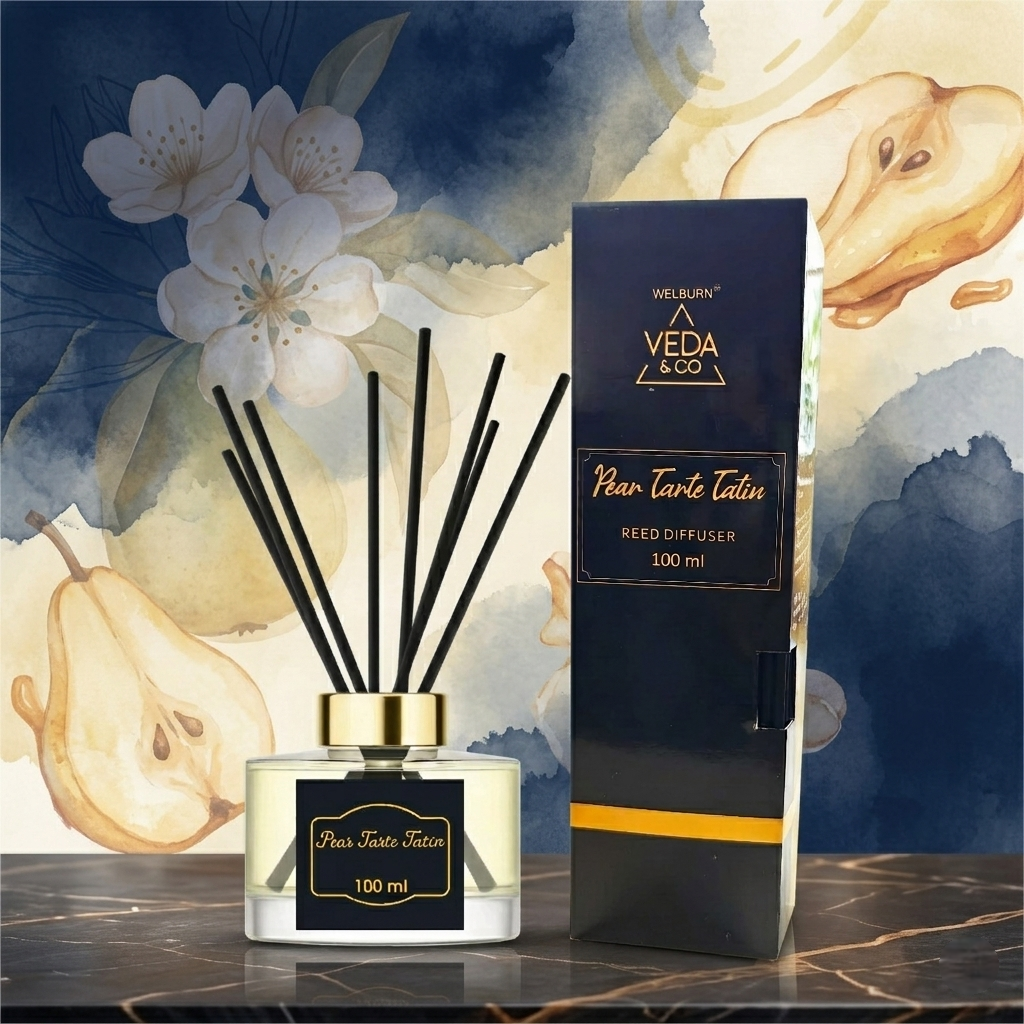 Pear Tarte Tatin Reed diffuser by Veda & Co