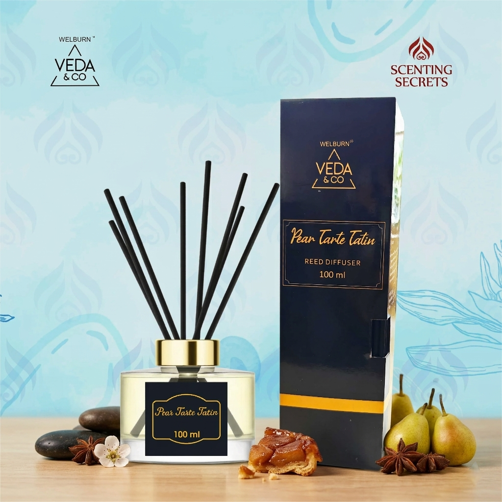 Pear Tarte Tatin Reed diffuser by Veda & Co