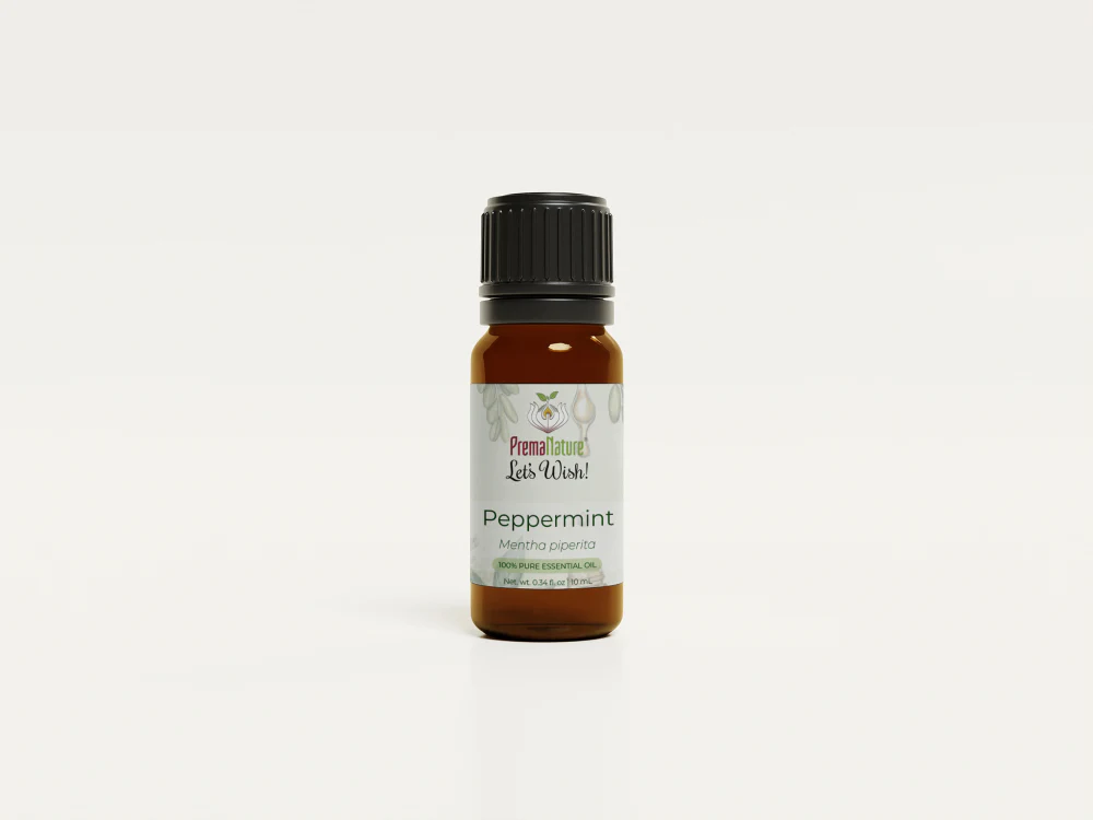Peppermint Certified essential oil by PremaNature