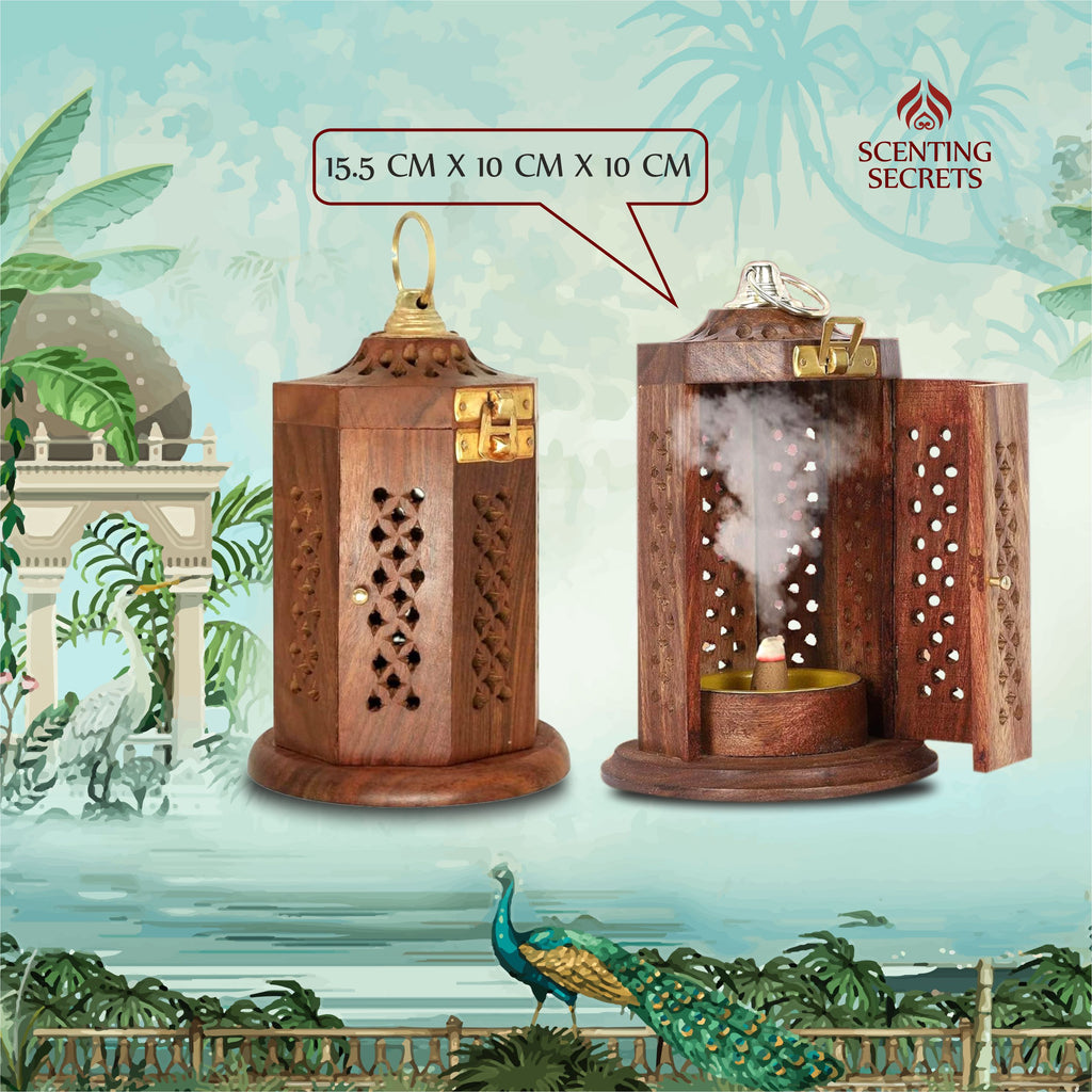 Wooden Dhuna Havan Cup holder