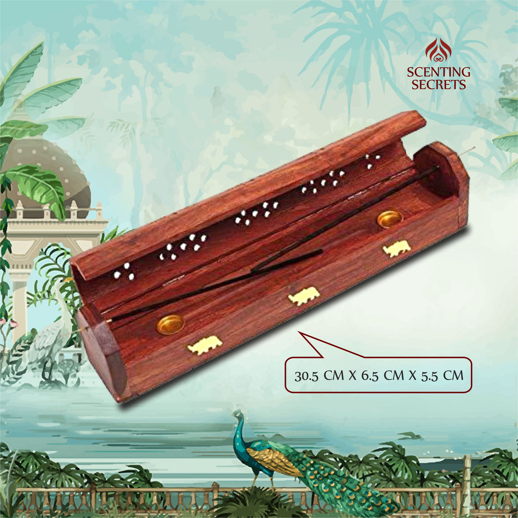 Wooden Agarbathi box holder