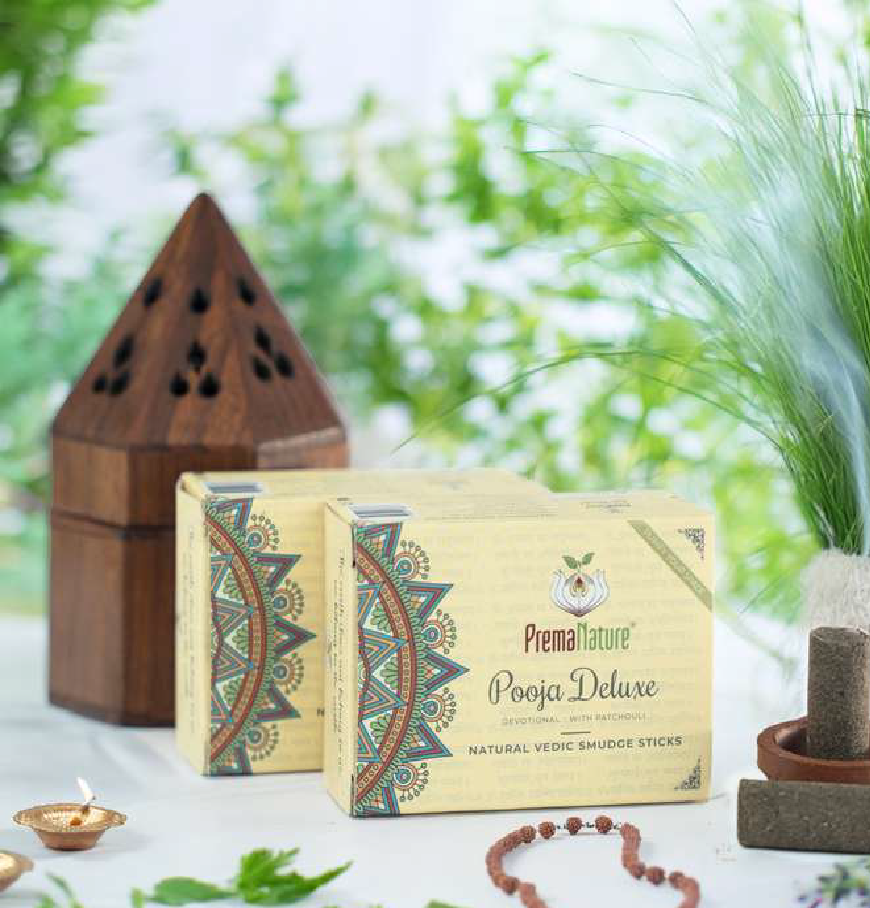 Pooja Deluxe - Dhoop Sticks from PremaNature