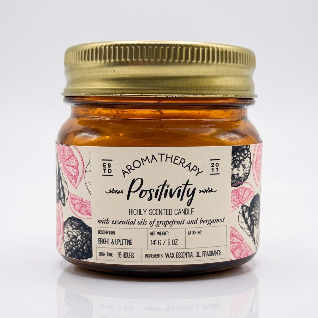 Positivity - Aromatherapy Candle Jars from Veda & Co