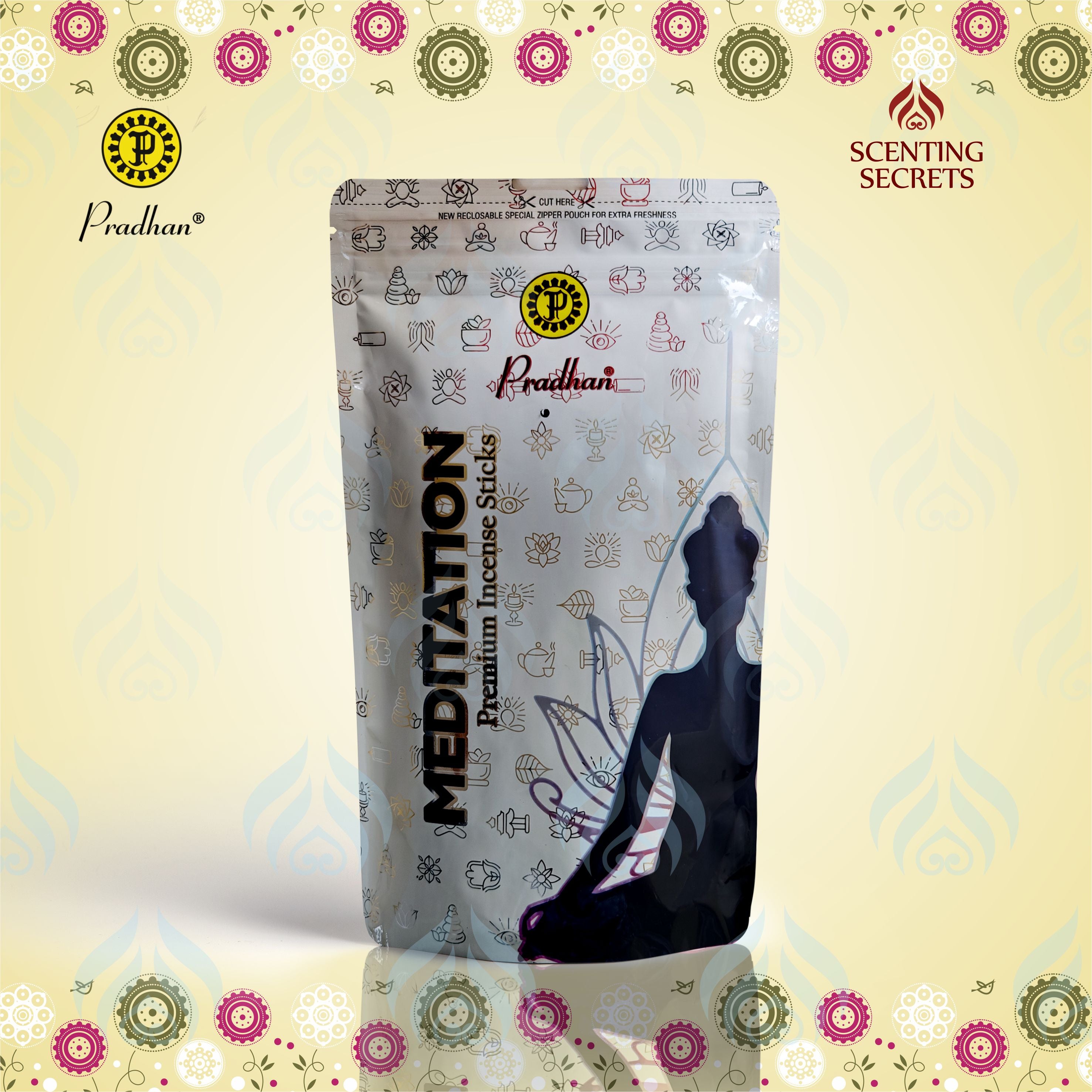 Pradhan Perfumers | Meditation Premium Incense Sticks
