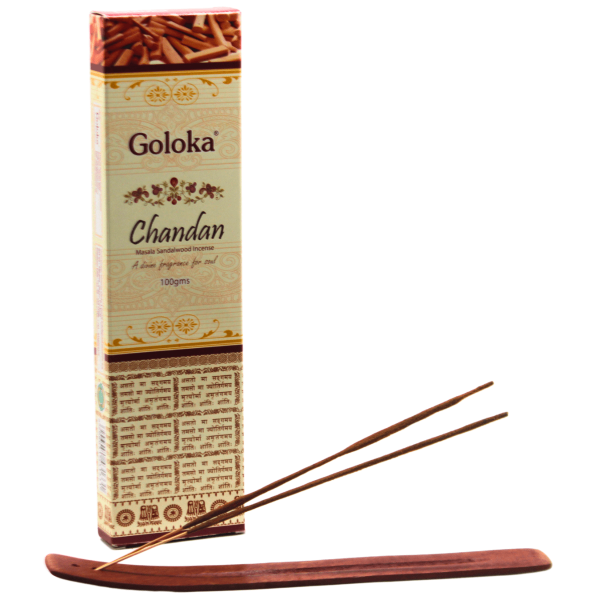 Premium Chandan Incense sticks by Goloka