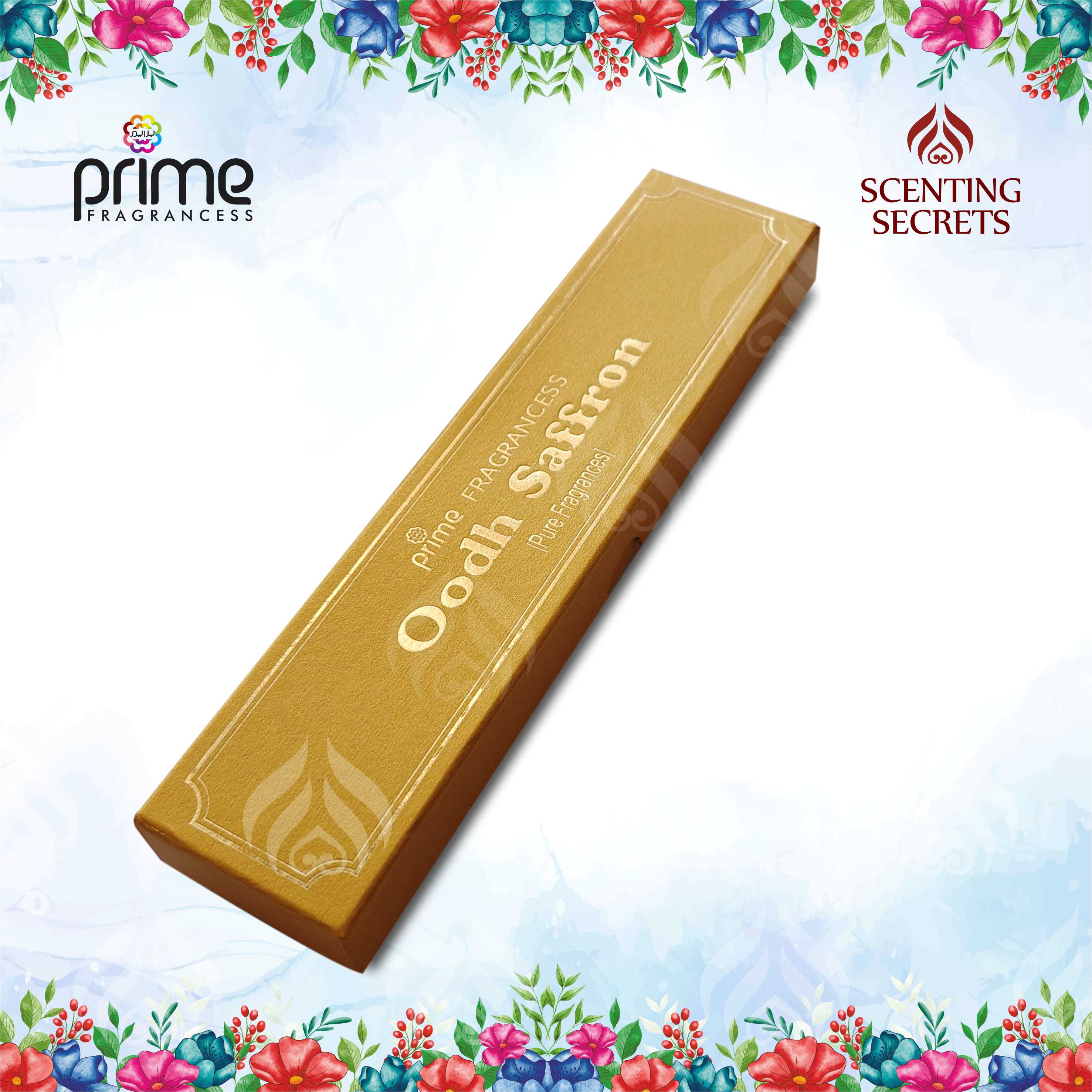 Prime Fragrances | Oodh Saffron Luxury incense sticks