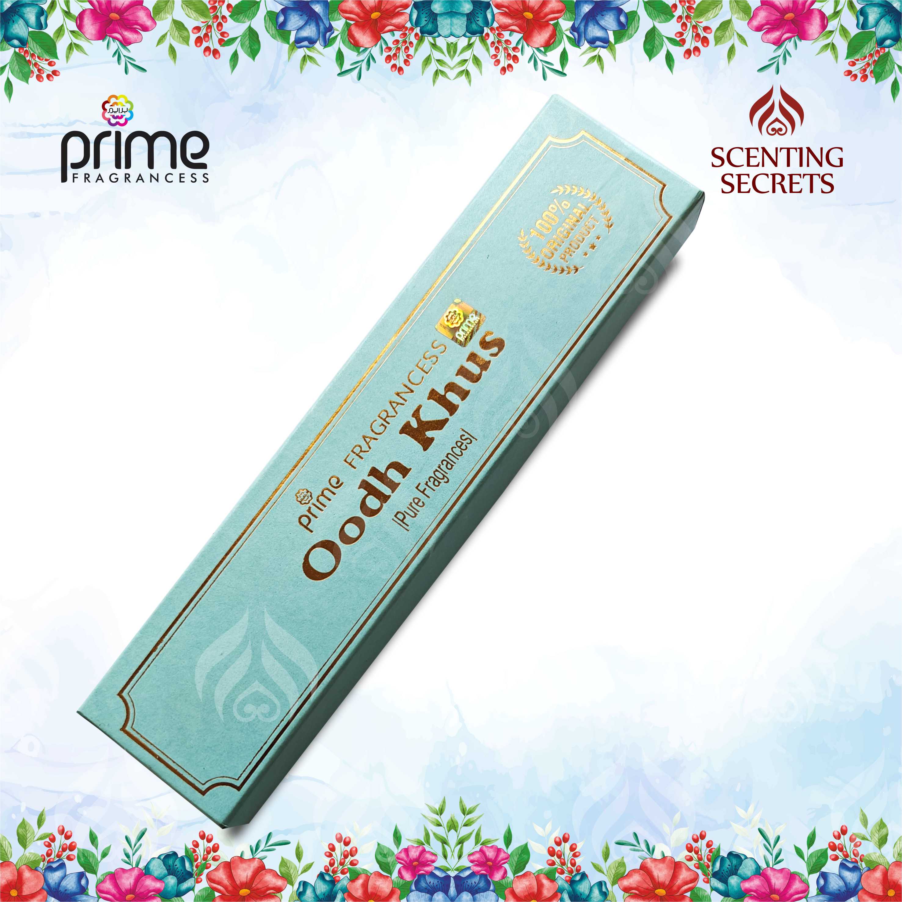Prime Fragrances | Oodh Khus Luxury incense sticks