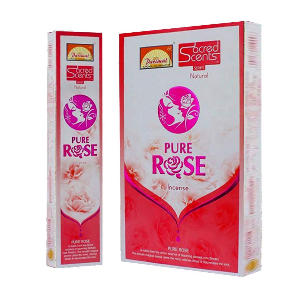 Pure rose : शुद्ध गुलाब - Incense sticks by Parimal mandir