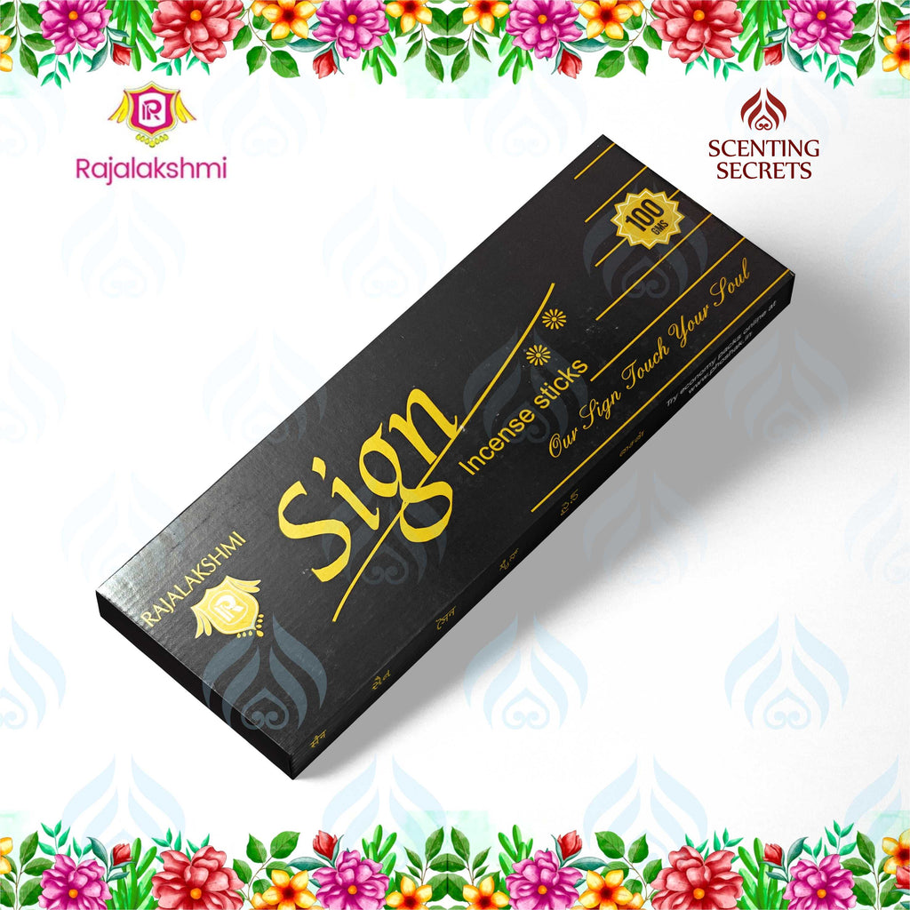 Sign Incense sticks by Rajalakshmi perfumery works