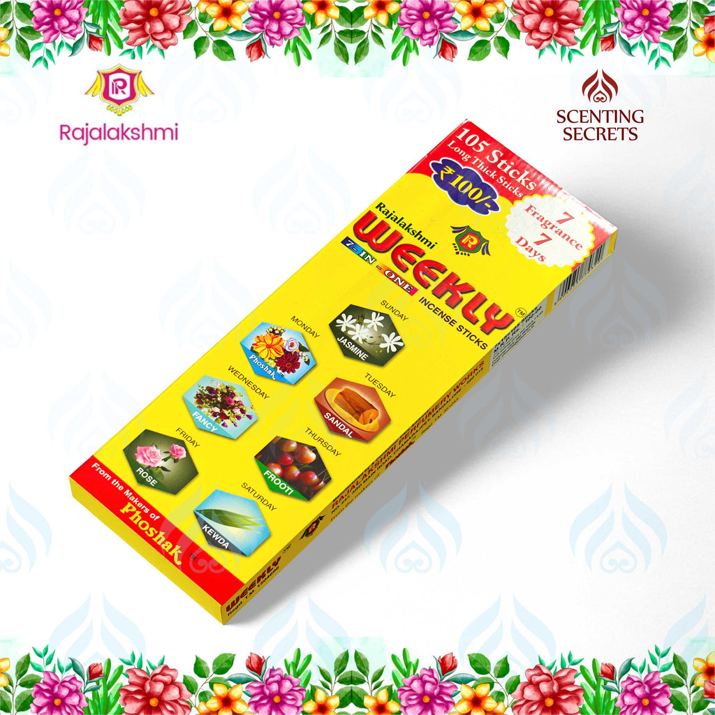 Rajalakshmi weekly 7 in 1 incense sticks