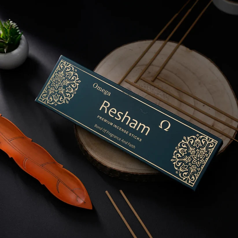 Resham Premium incense sticks by Omega Incense
