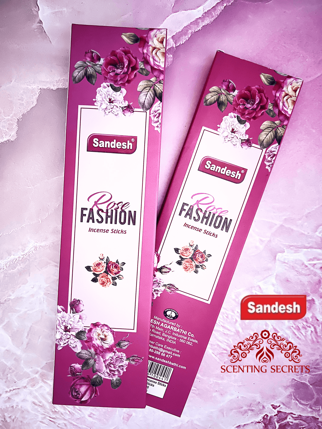 Rose fashion Premium Incense sticks by Sandesh Agarbathi Co