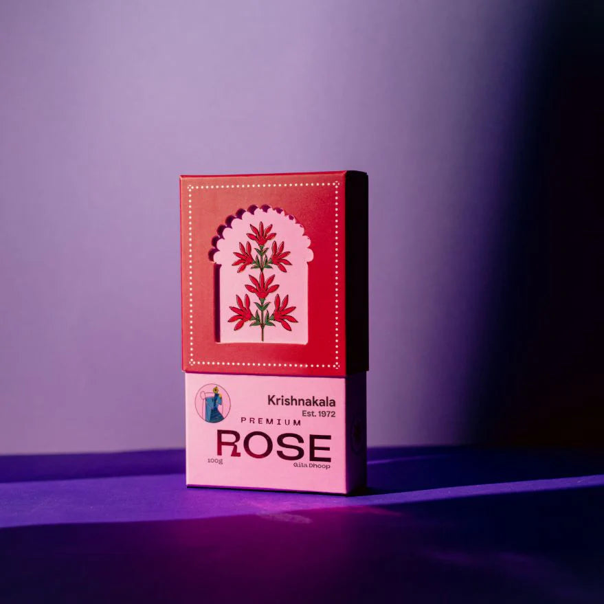Premium Rose Luxury wet dhoop by KrishnaKala Wellness