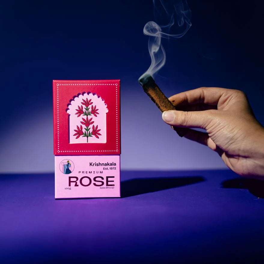 Premium Rose Luxury wet dhoop by KrishnaKala Wellness
