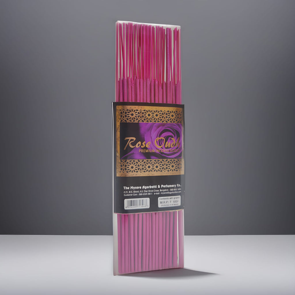 Rose Oudh Premium incense sticks by The Mysore Agarbatti & Perfumery Co