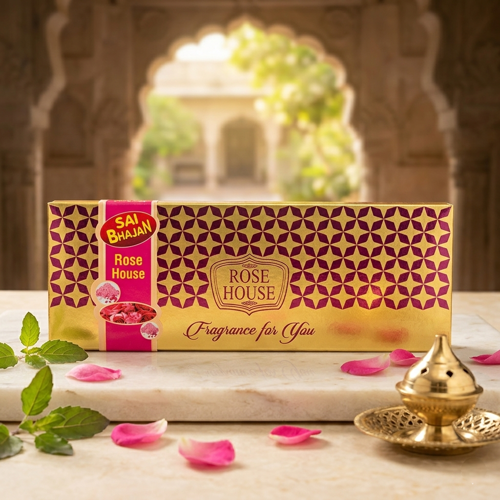 Rose House - Incense sticks by Sai Bhajan